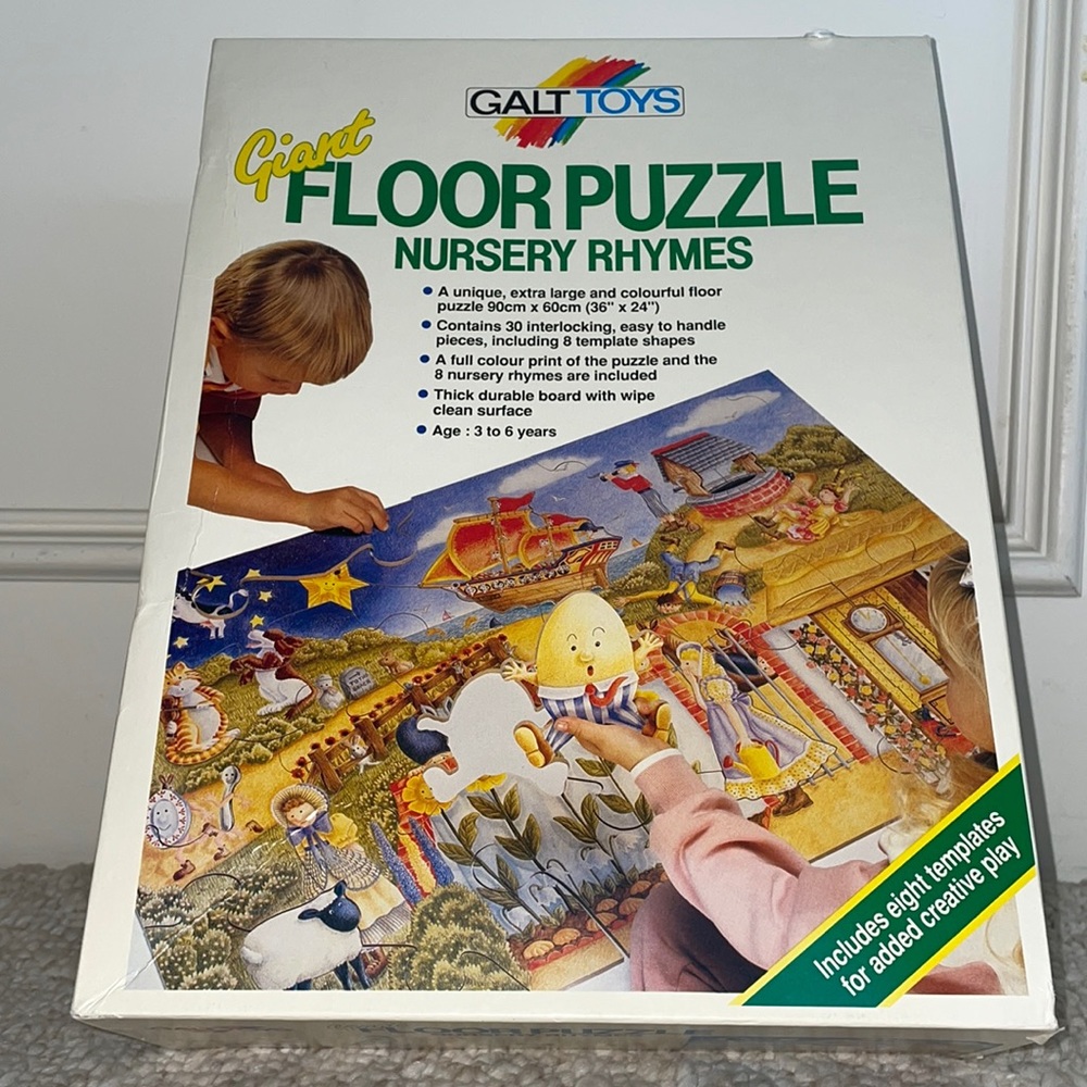 Galt - Giant Floor Puzzle -Nursery Rhymes Age 3-6